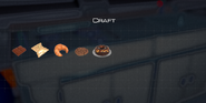 The food crafting menu