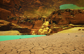 Sulfur Waterfall