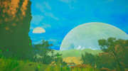 A screenshot of the green storm