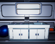Food preparation area