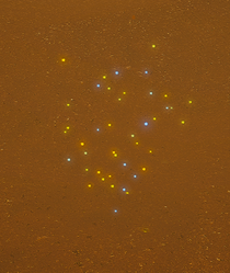 Only colored bubbles rising from the ground in the Super Alloy Cave, where the altar should be.