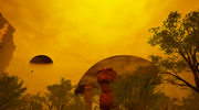A screenshot of the solar eclipse