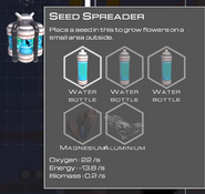 Seed Spreader in early build 0.3.xxx