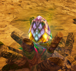 Cosmic Quartz altar on Humble before harvesting.