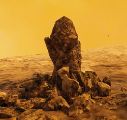 Cosmic Quartz altar on Humble before the terraformation minimum is met.