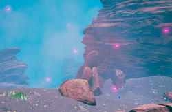 Butterflies glowing in the mist during Insects stage.