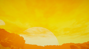 A screenshot of the solar flare