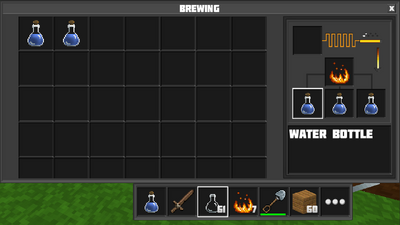 Minecraft: How to Make Water Bottle 