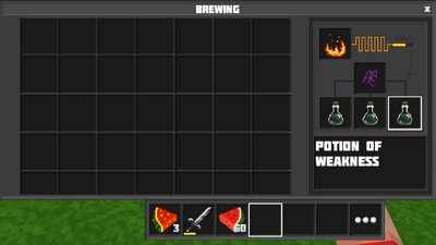 Potion of weakness br