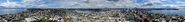 A panorama view of the city by the Space Needle.