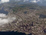 A view of Downtown Seattle.