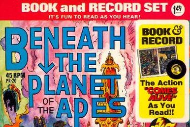 その他 Beneath the Planet of the Apes Book and Record (45 RPM) Set Beneath the Planet of the Apes Book and Record (45 RPM) Set