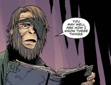 Timon´s attire in honor of Aleron at the book of Aleron meeting house