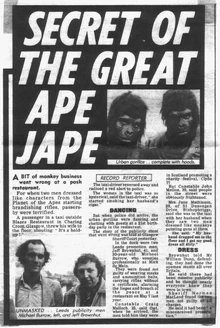 Report of the Trial of the Apes (courtesy of Jeff Brownhut)