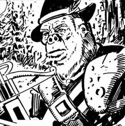 Tromh, Master Of The Forests; illustration by T. Toledo