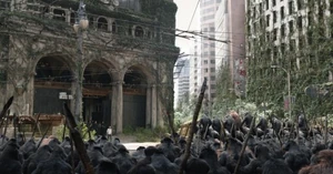 The Ape Army on the streets of San Fransisco.