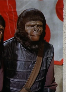 Tall police gorilla