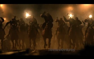 Evolved Apes go to war.