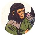 Lisa in Power Records' 'Battle for the Planet of the Apes'; illustration by Arvid Knudsen and Associates