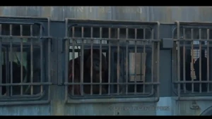 Evolved Apes in cages.