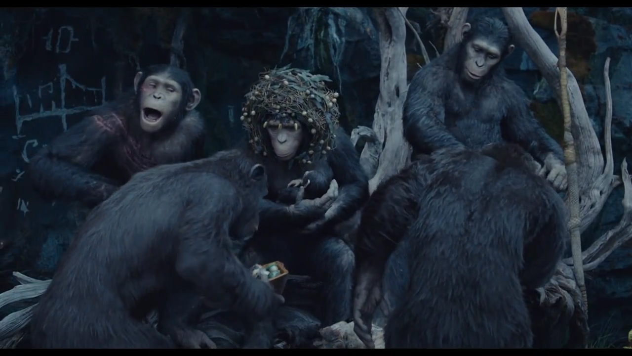 rise of the planet of the apes caesar and cornelia