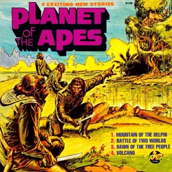 Discovery Of The Tree People; the front cover of an LP collection of Power's TV stories