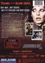 Tombs of the Blind Dead - DVD back cover
