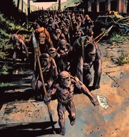 Beardface leading his tribe to Atlanta.