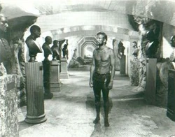 Brent in the Corridor of Statues