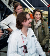 Matt and Keri BTS Dawn.jpg (279 KB) Matt and Keri off camera.