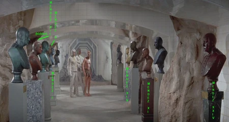 Plan of the Corridor of Statues