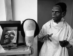 Kim Hunter undergoes her transformation into Zira