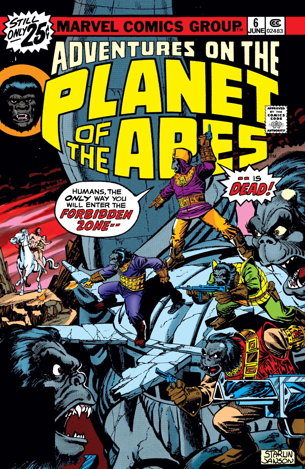 PLANET OF THE APES バナー Adventures on the Planet of the Apes 6 | Planet of the Apes Wiki