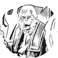 Zaius in Brown & Watson's 'Planet Of The Apes Annual'; illustration (probably) by John Bolton