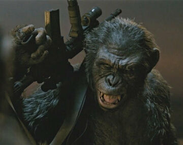 rise of the planet of the apes koba shotgun