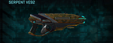 Serpent VE92 with Indar Savanna weapon camouflage applied.