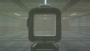 The in-scope reticle of the ACRA (3.4x).