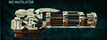 M2 Mutilator with Indar Dry Ocean weapon camouflage applied.