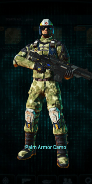 NC Combat Medic with Palm armor camouflage applied.