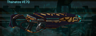 Thanatos VE70 with Giraffe weapon camouflage applied.