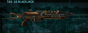 TAS-16 Blackjack with Indar Rock weapon camouflage applied.