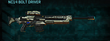 NC14 Bolt Driver with Indar Dry Ocean weapon camouflage applied.