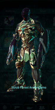 VS MAX with Scrub Forest armor camouflage applied.