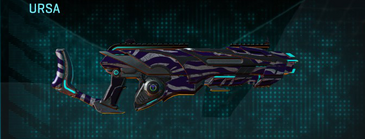 Ursa with Zebra (VS) weapon camouflage applied.