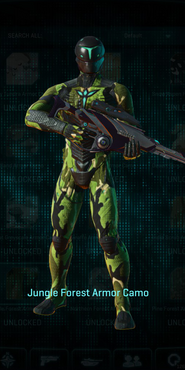 VS Infiltrator with Jungle Forest armor camouflage applied.