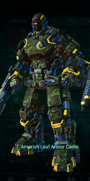 NC MAX with Amerish Leaf armor camouflage applied.