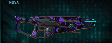 Nova with Alpha Squad (VS) weapon camouflage applied.