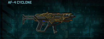 AF-4 Cyclone with Indar Savanna weapon camouflage applied.