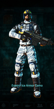 NC Light Assault with Esamir Ice armor camouflage applied.