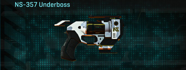 NS-357 Underboss with Esamir Ice weapon camouflage applied.